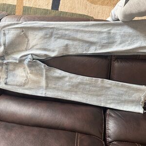 Nicole Richie Collection Gray Slim Straight Jeans